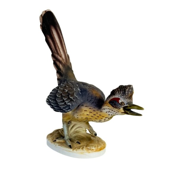 Realistic Roadrunner Figurine VTG Bird Collectible Wildlife Nature by Lefton REA - Picture 3 of 14